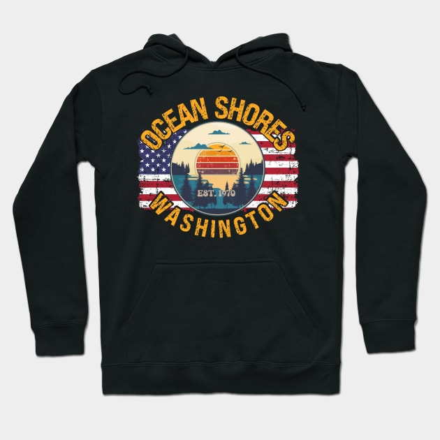 OCEAN SHORES WASHINGTON Hoodie by HomeCoquette